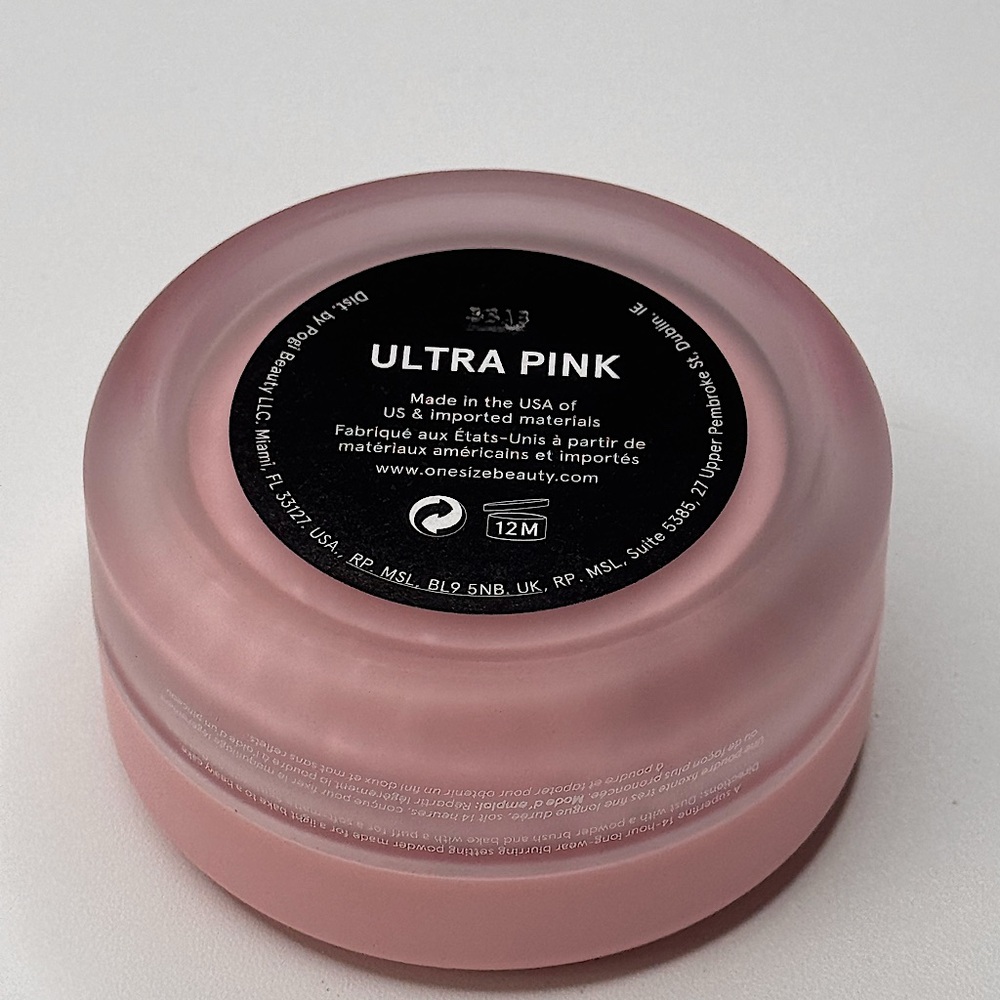 ONE/SIZE ULTRA PINK Ultimate Blurring Setting Powder (New) - Picture 2 of 5